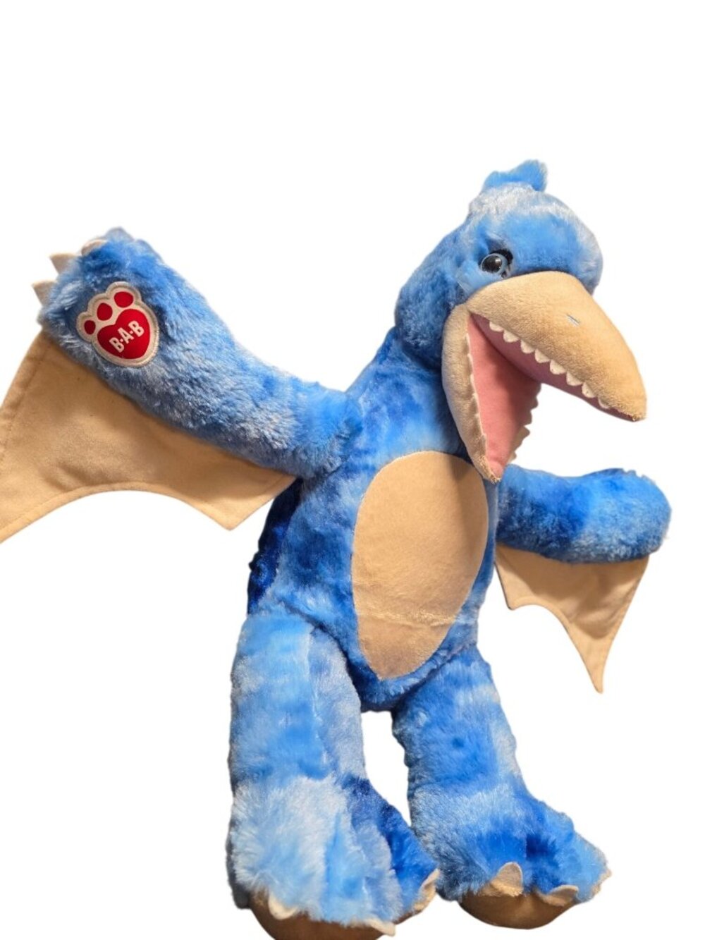 Build-A-Bear Workshop BAB Blue Pterodactyl Plush Dinosaur